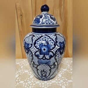 Pier 1 Imports Apothecary Chinoiserie Ginger Jar Large